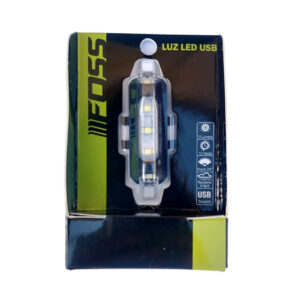 Luz Delantera FOSS USB 30 Lumens 4 Funciones 5 Leds