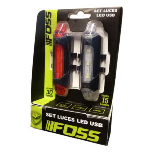 Set Luces FOSS Led USB, 30-15 Lumens, 4 Funciones, 5 Leds