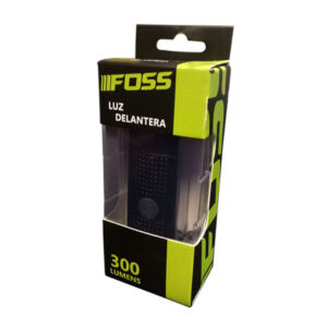 Foco Delantero FOSS LED USB, 300 Lumens, 4 Funciones