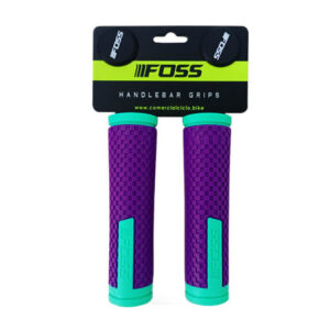 PUÑOS FOSS KRATON SOFT 125MM PURPLE - LIGHT GREEN.