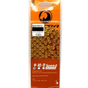 Cadena KAPRA 9v Gold Perforada (116L)